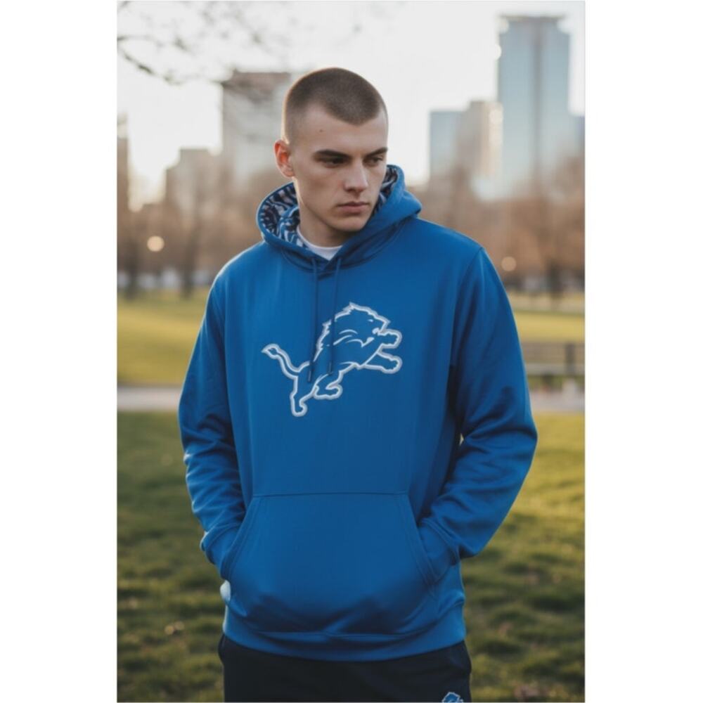 NFL Detroit Lions Licensed Lightweight Hoodie size Medium NEW